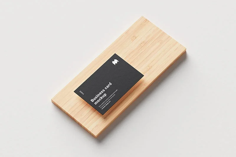 Business-cards-on-wood-tile-mockup-5