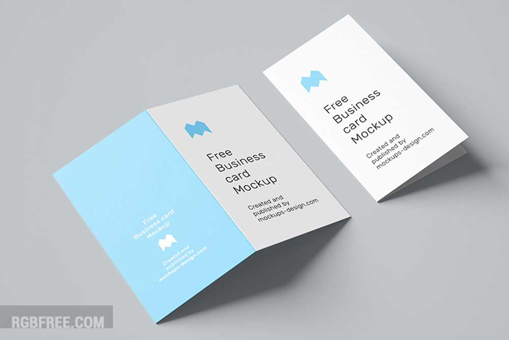 Folded-Business-Card-Mockup-7