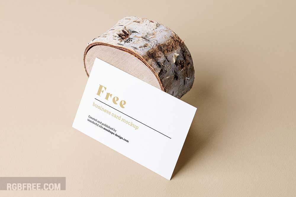 Business-card-with-wood-trunk-mockup-2