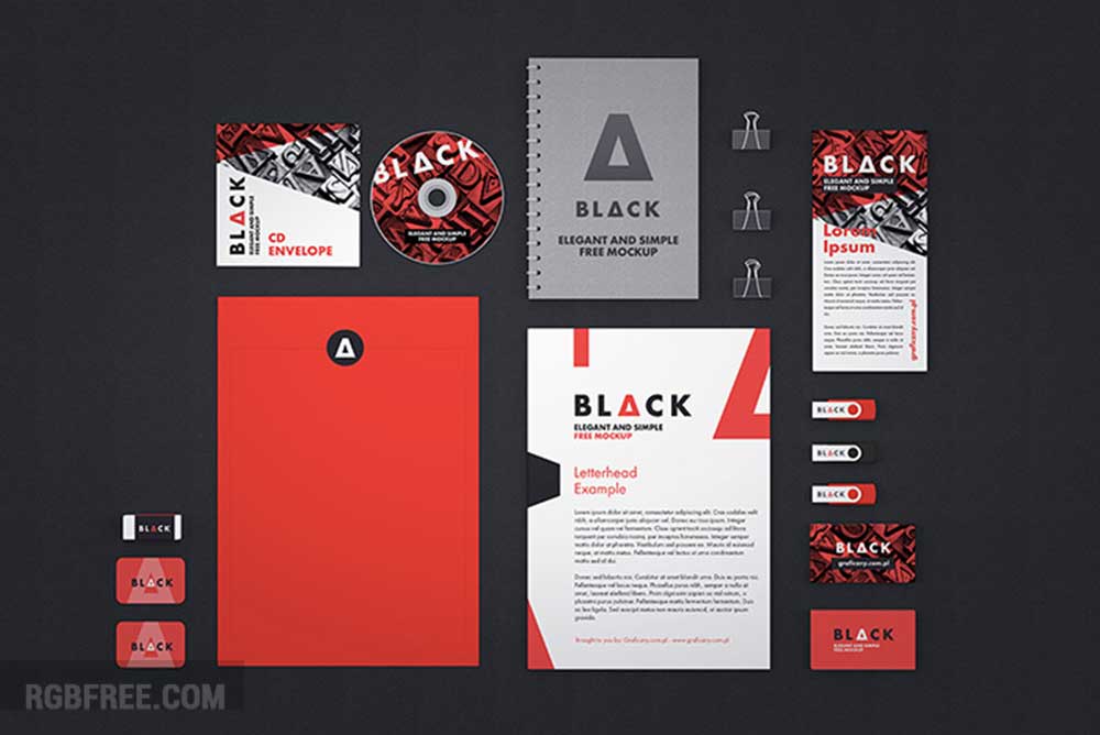 Corporate identity mockup