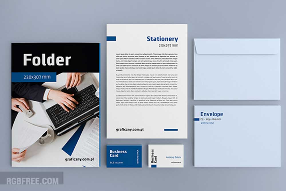 Corporate identity mockup