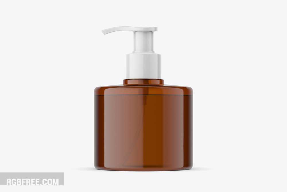 Free-amber-soap-bottle-mockup-1