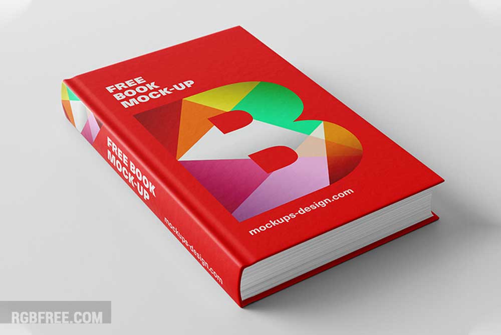 Free book cover mockup