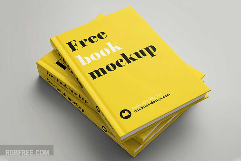 Free book mockup