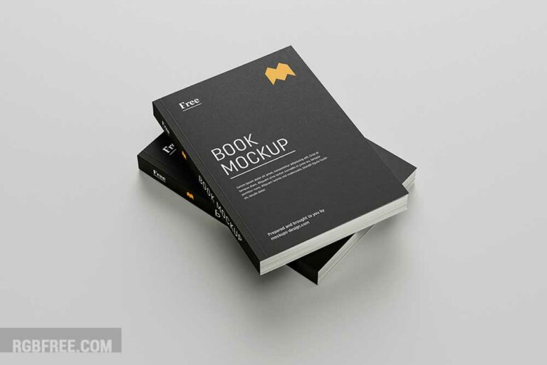 Free book mockup