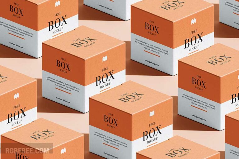 Free box mockup