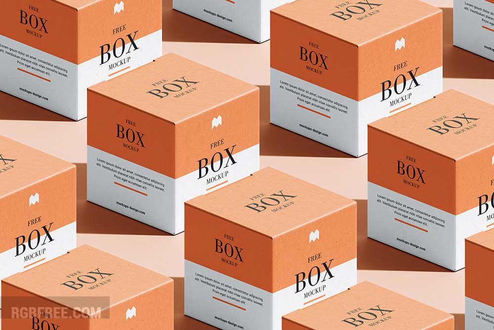 Free box mockup