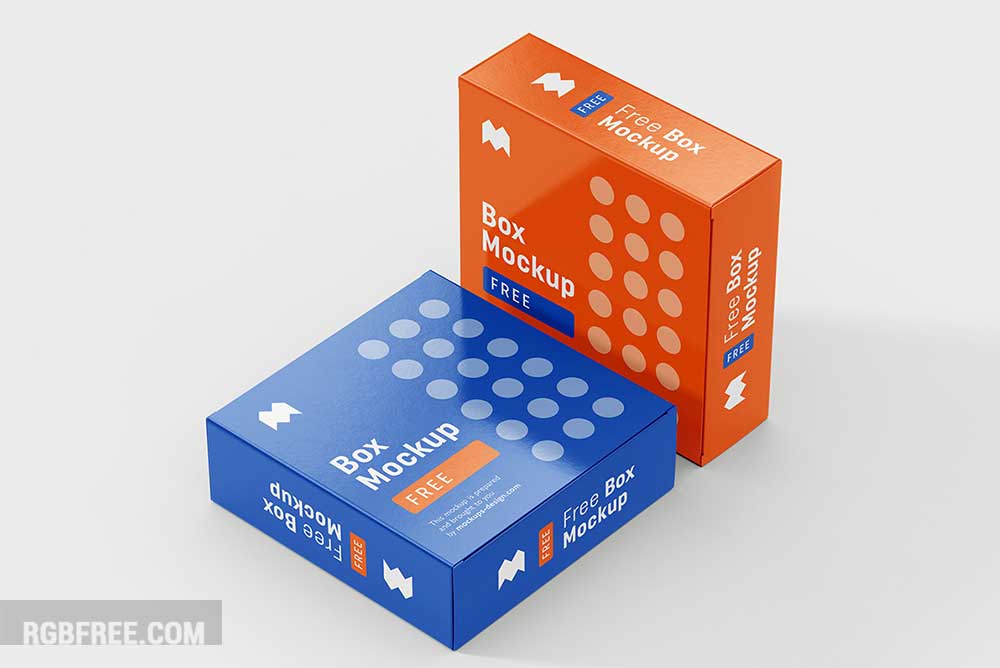 Free box mockup