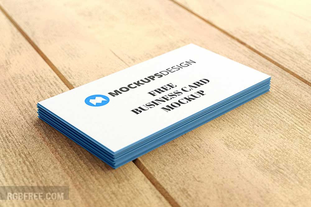 Free business card mockup