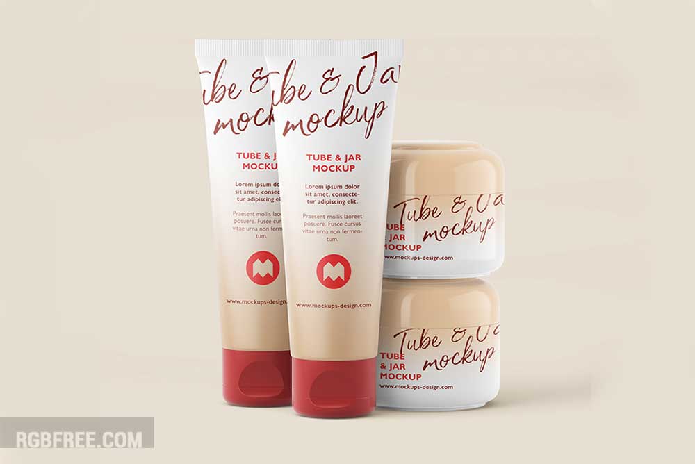 Free-cosmetic-tube-and-jar-mockup-1