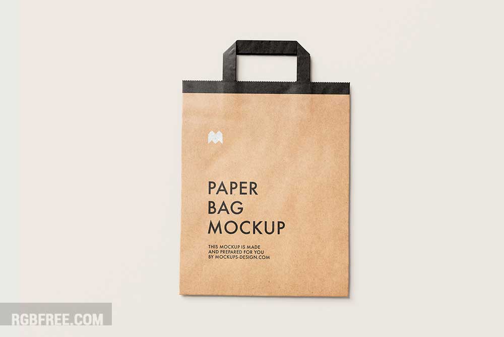Free-flattened-paper-bag-mockup-4
