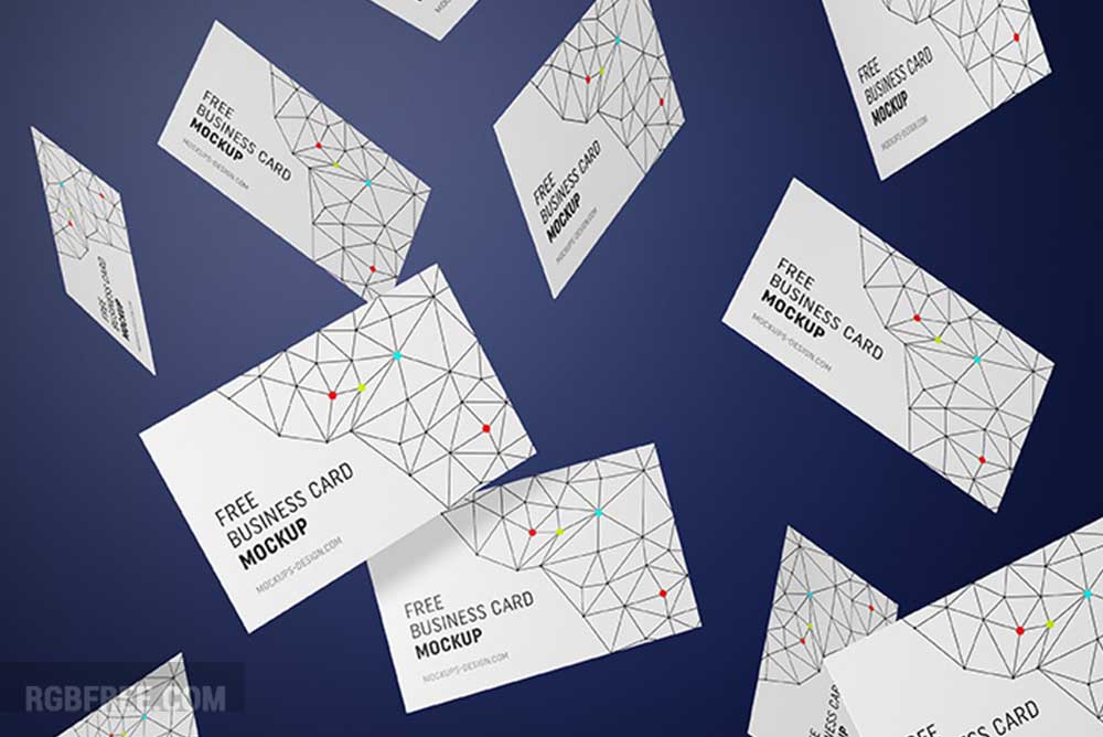 Free-flying-business-cards-mockup-1