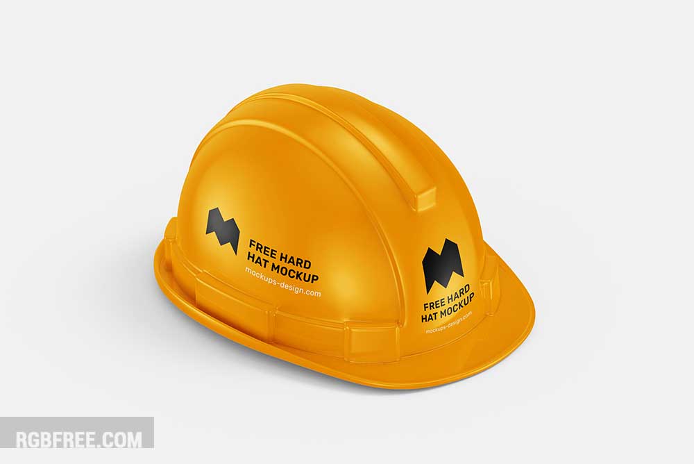 Free hard hat mockup