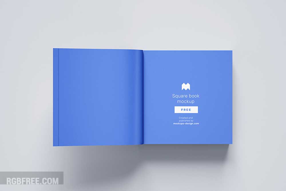 Free-square-book-mockup-7