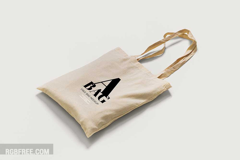 Free tote bag mockup