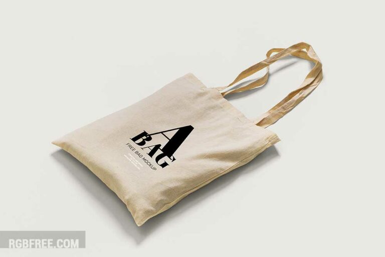 Free tote bag mockup