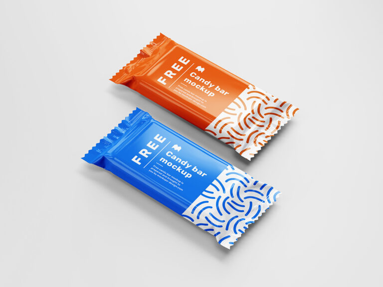 Free candy bar mockup