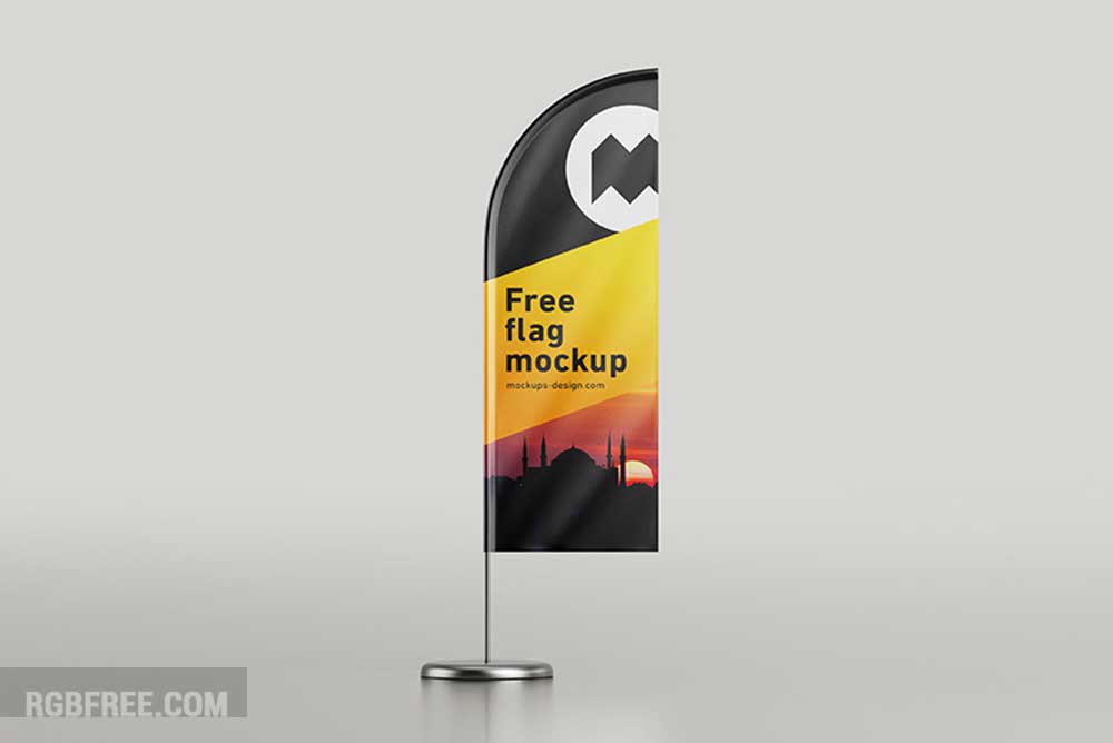 Free-feather-flag-mockup-3