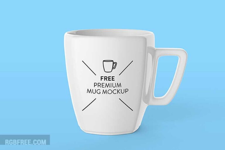 Free mug mockup