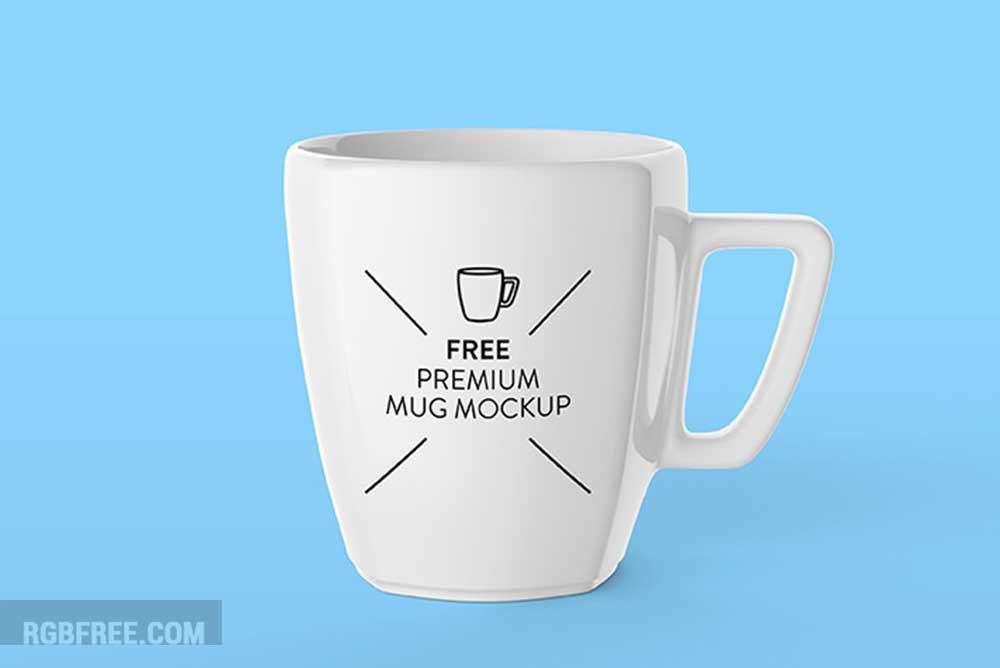 Free mug mockup