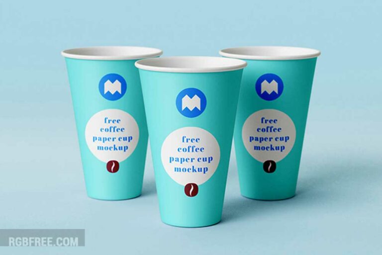 Paper coffee cup mockup