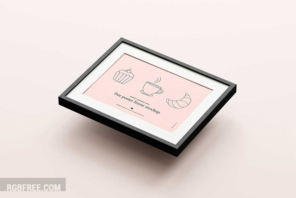 Free-horizontal-poster-frame-mockup-2