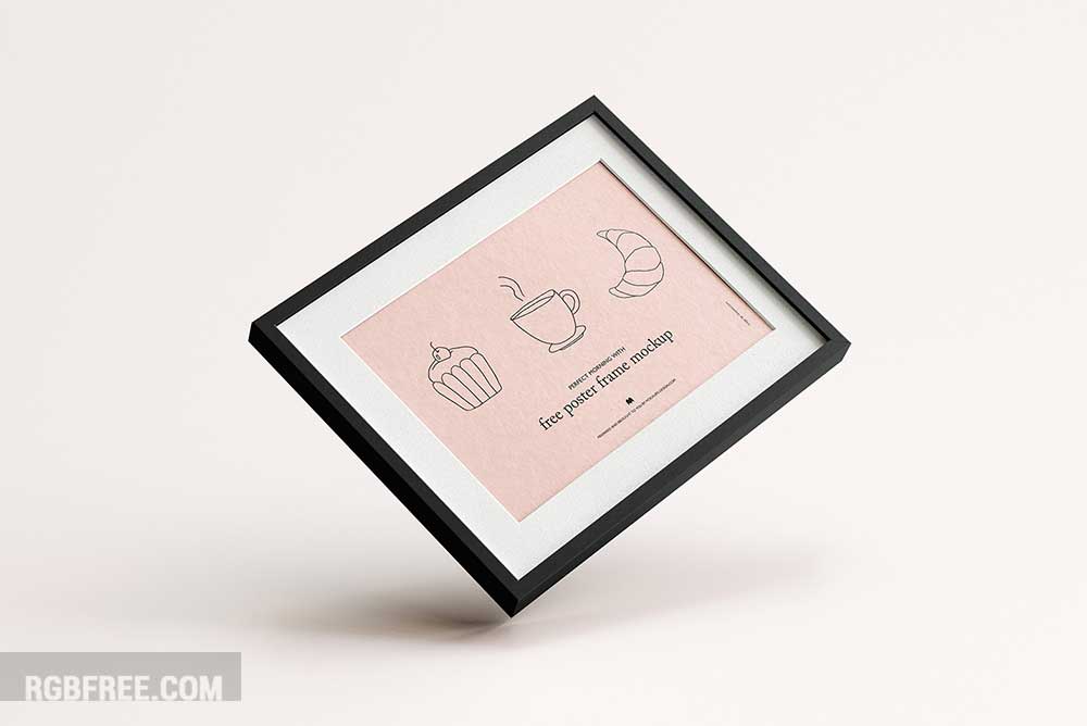 Free-horizontal-poster-frame-mockup-4