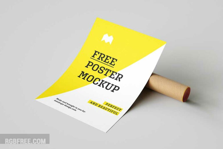 Free poster mockup