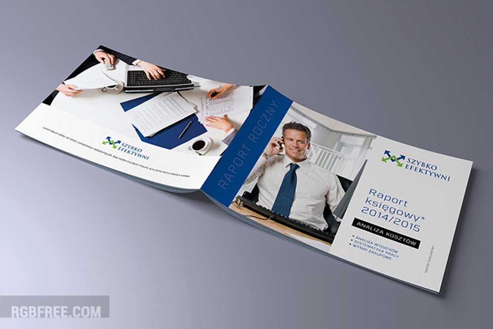 Free brochure mockup