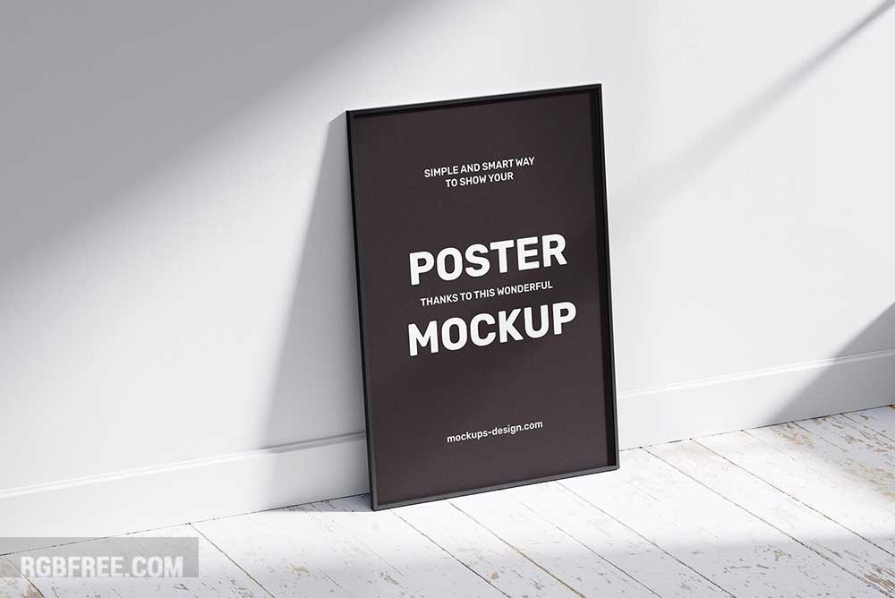 Poster frame mockup