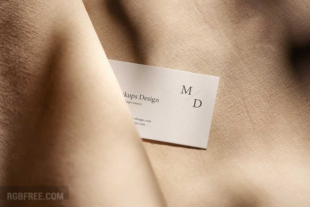 Business-card-on-linen-mockup-2