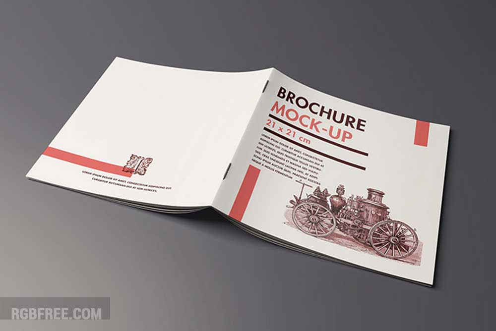 Folder Brochure mockup