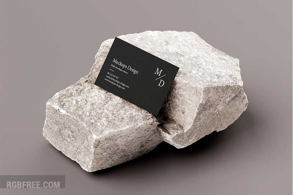 business-cards-on-stone-mockup-3